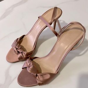 J Crew satin formal heels. Size 10.